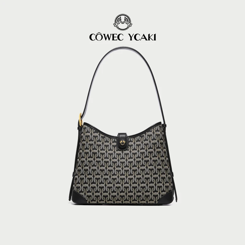 【官方正品】Cowec Ycaki2023新款时尚单肩百搭水桶包通勤a