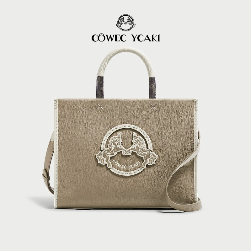 【官方正品】Cowec Ycaki2023新款时尚独角兽系列托特包