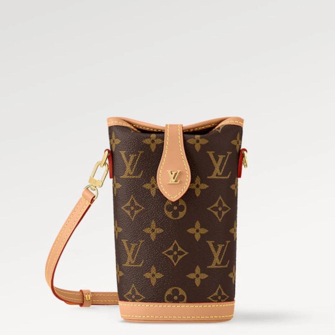 全新未使用 LV lv 小薯条 fold me pouch经典老花包女士斜跨肩包
