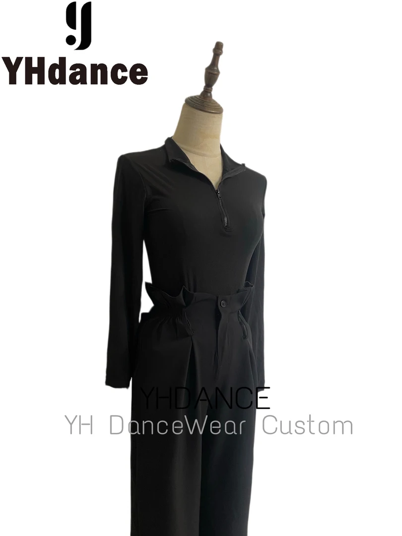 YHDANCE拉丁舞摩登舞上衣C153