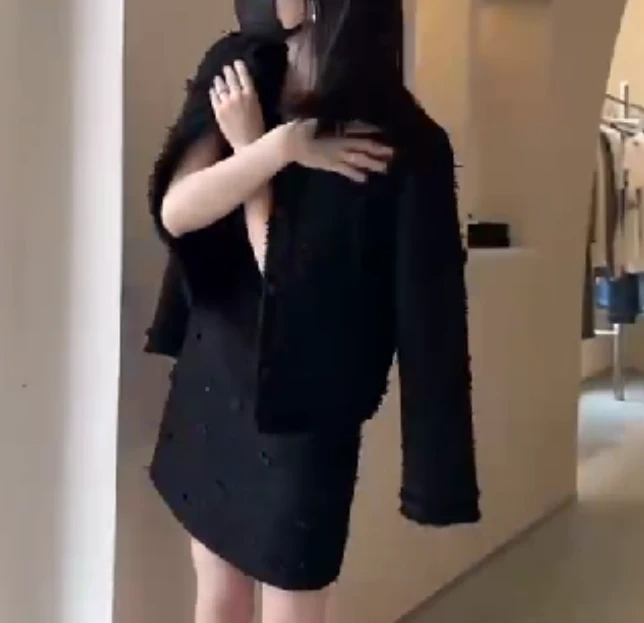 2024秋季新款女装网红气质小香风韩版时尚套装初夏