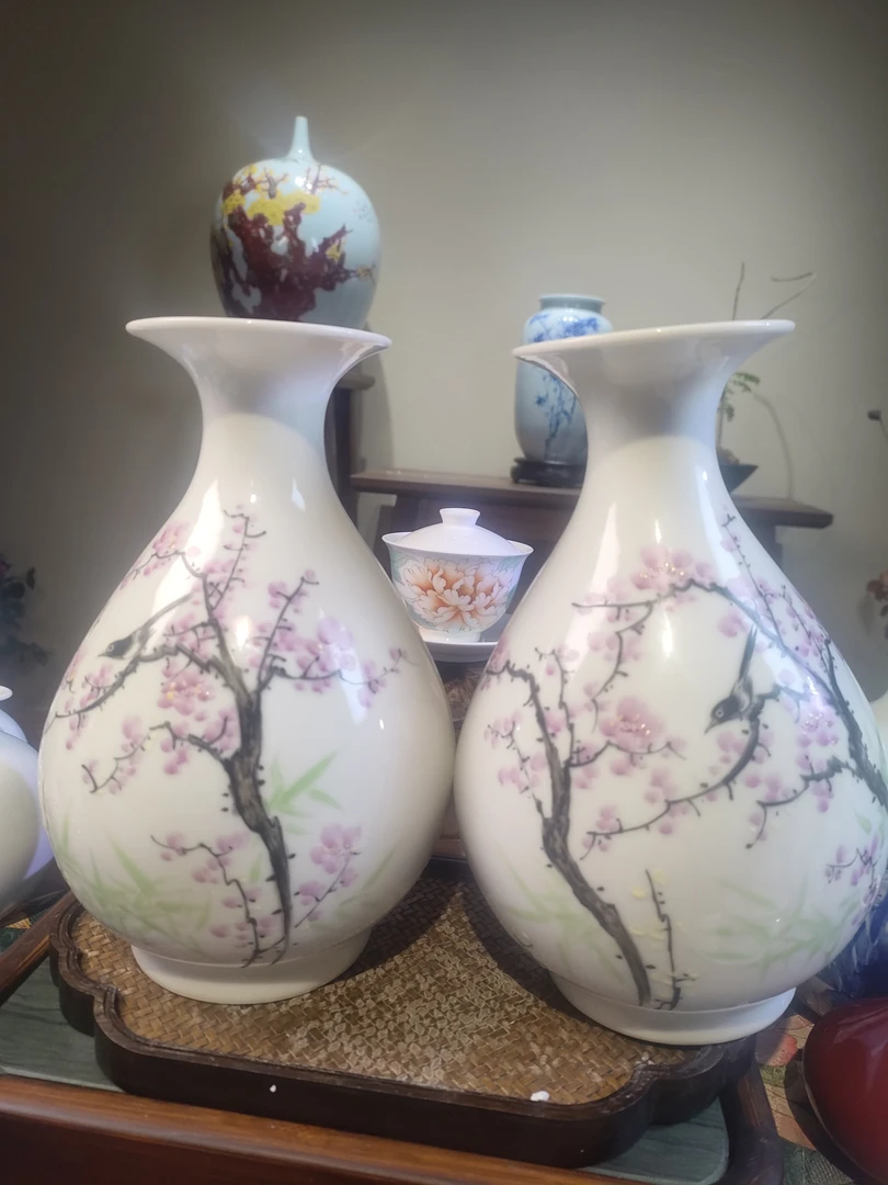 景德镇花瓶摆件小器