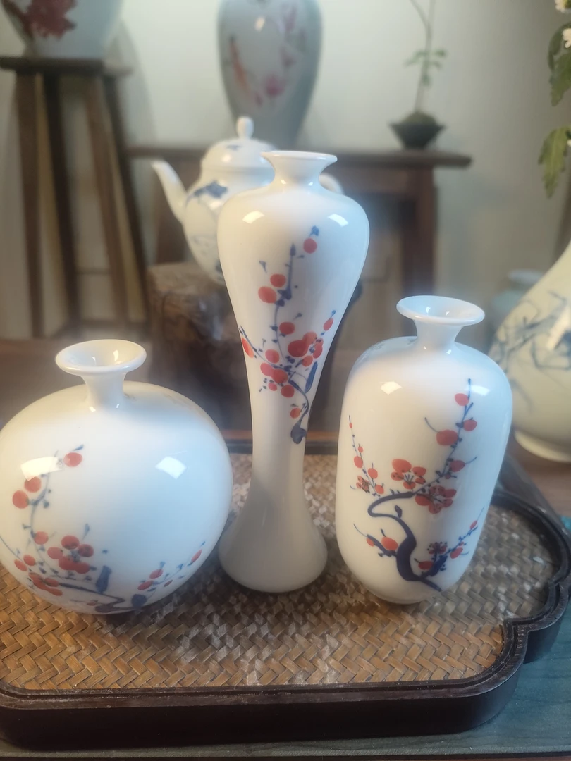 景德镇花瓶摆件小器