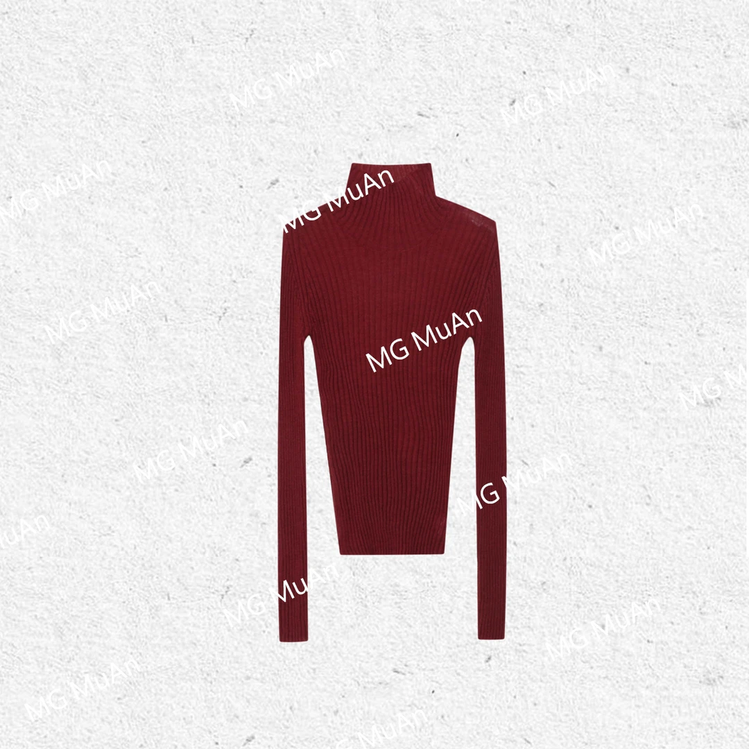 【隐约打底】“氛围系列”定制高级百搭针织长袖打底上衣女DG3-054