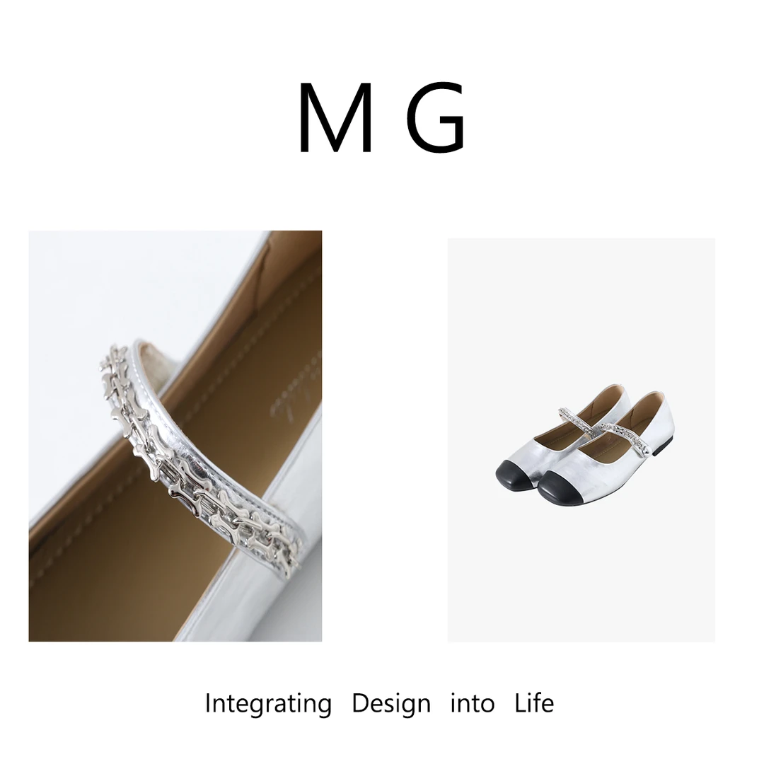 木岸【MG】法式玛丽珍 新款定制巴黎系列气质方头鞋LL-2122-39