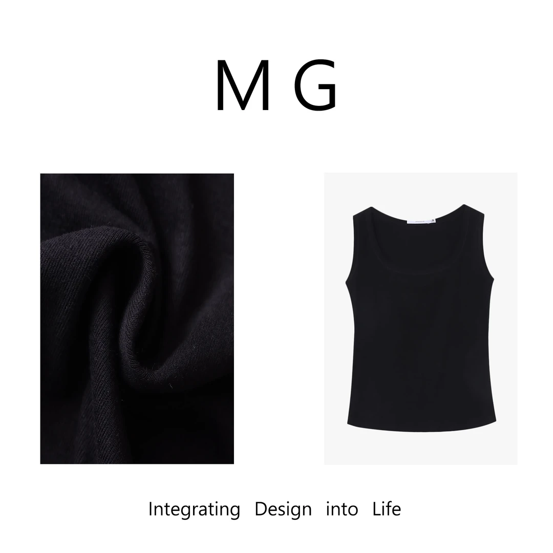 【方块背心】MUAN定制氧气感高级简约百搭纯色无袖背心打底MJ-157