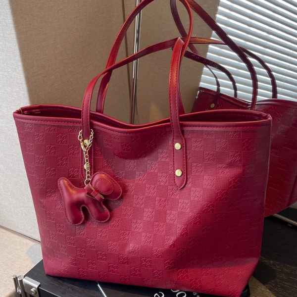 婚包大容量包包女包平时可用红包红色结婚新娘手提包大容量托特包