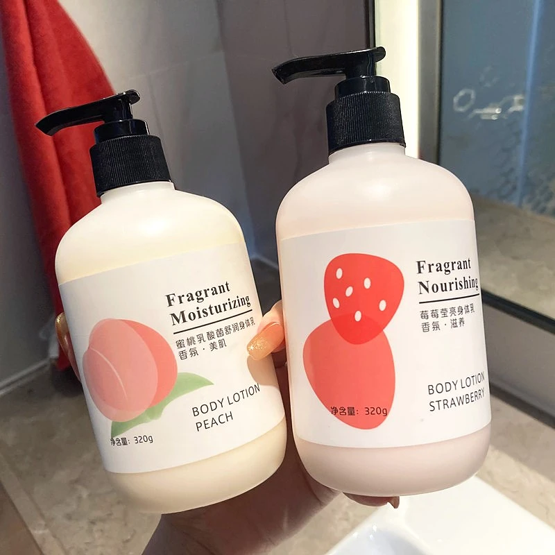 果酸身体乳保湿防脱皮防干滋润留香持久学生身体乳香体滋养清爽..
