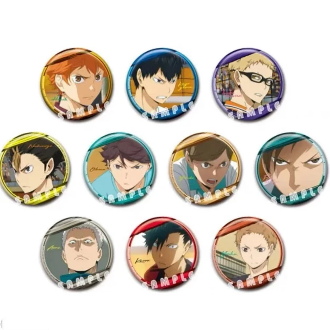 排球少年 情热系列柄吧唧四弹 全10款（默认代拆）