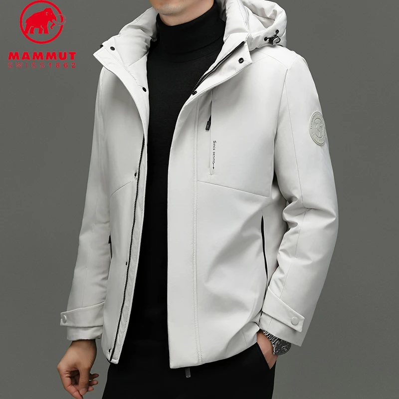 Mammut/猛犸象冬季连帽羽绒服加厚保暖休闲时尚户外防风外套男装