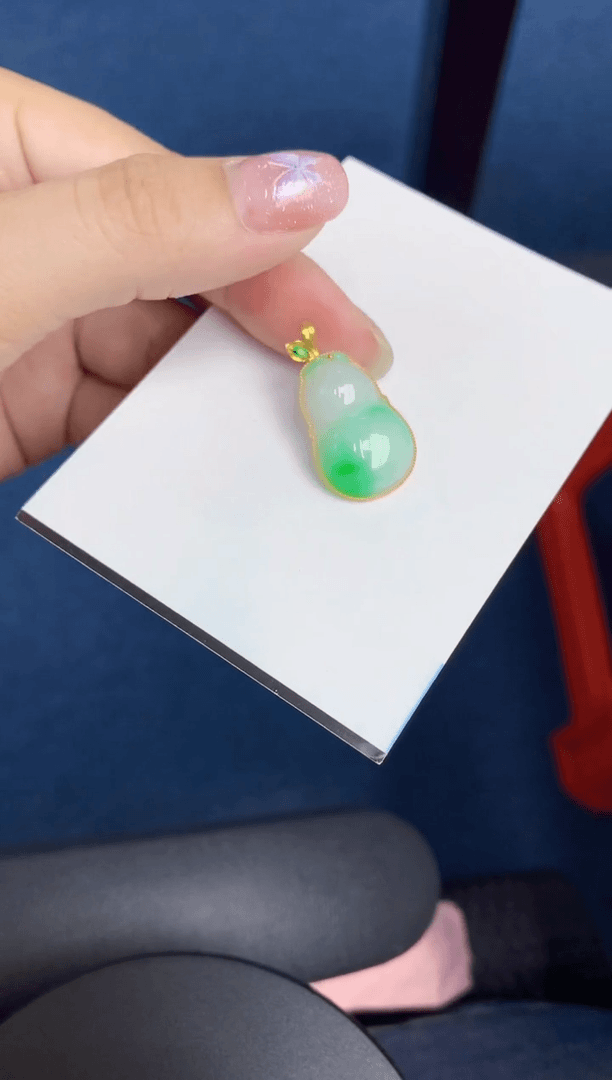 【闪购商品】翡翠颈饰18K金镶嵌000000000