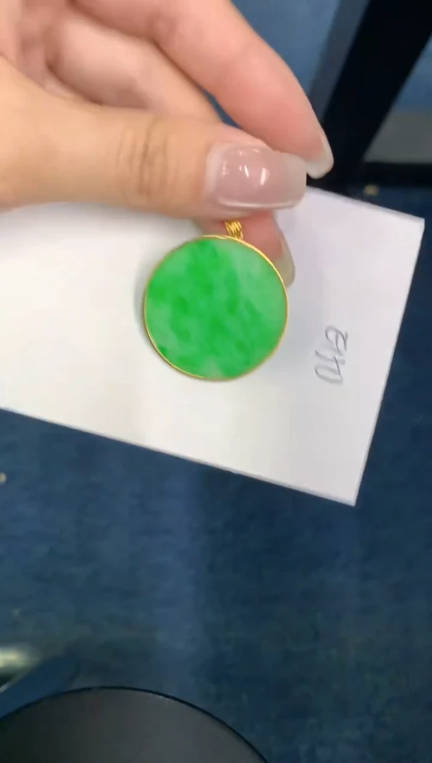 【闪购商品】翡翠颈饰18K金镶嵌000000000