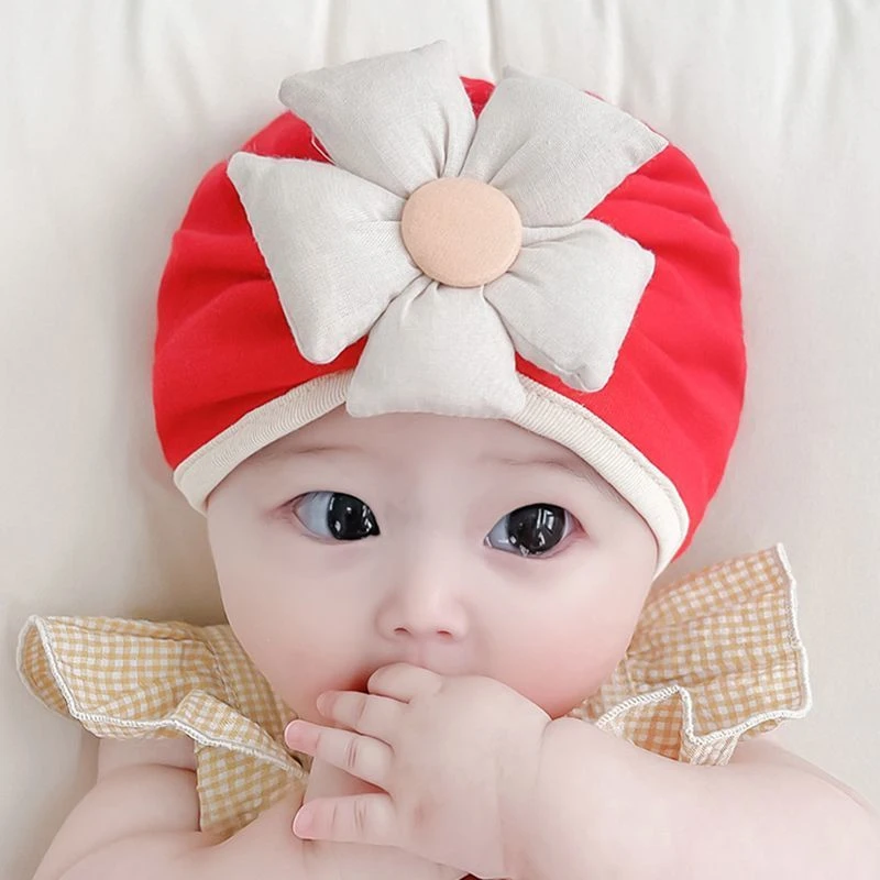 婴儿帽春秋季纯棉无骨男女宝宝可爱超萌新生儿胎帽婴幼儿套头帽