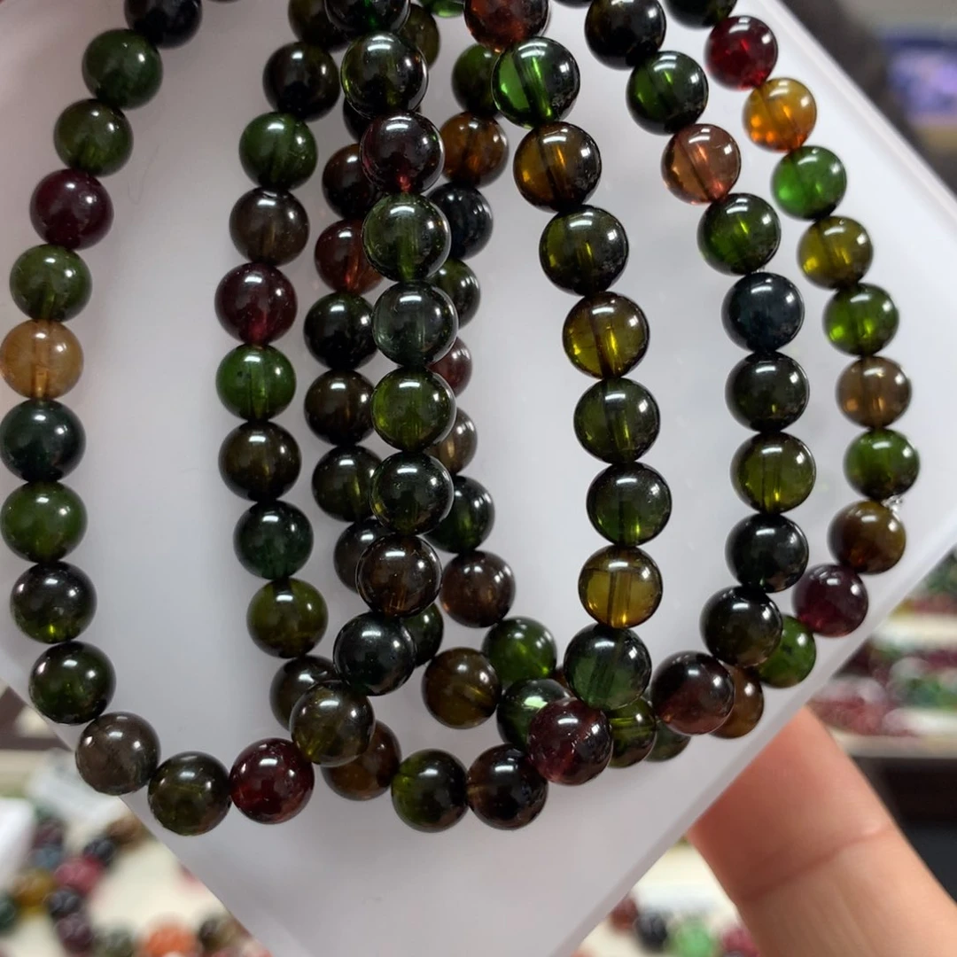 碧玺手串未镶嵌多样性发其一条