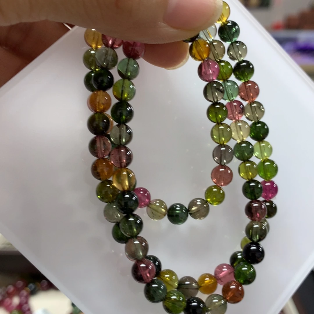 碧玺手链未镶嵌手链