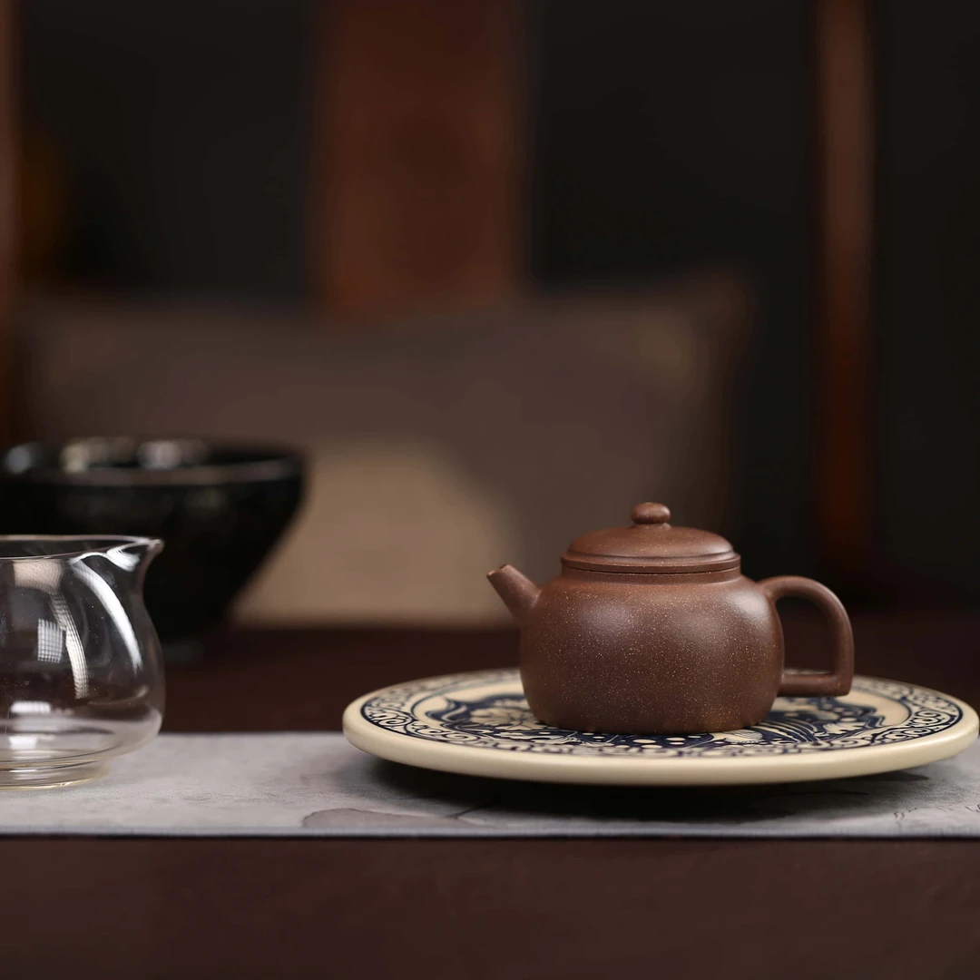 孙学孜宜兴紫砂壶全手工制青段泥仲芳圆壶茶壶容量160cc 新品推荐