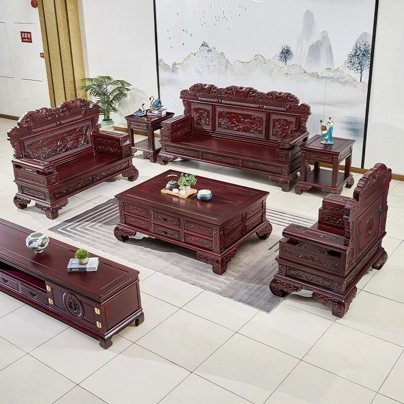 南美酸枝三羊开泰沙发定制套装专属链接