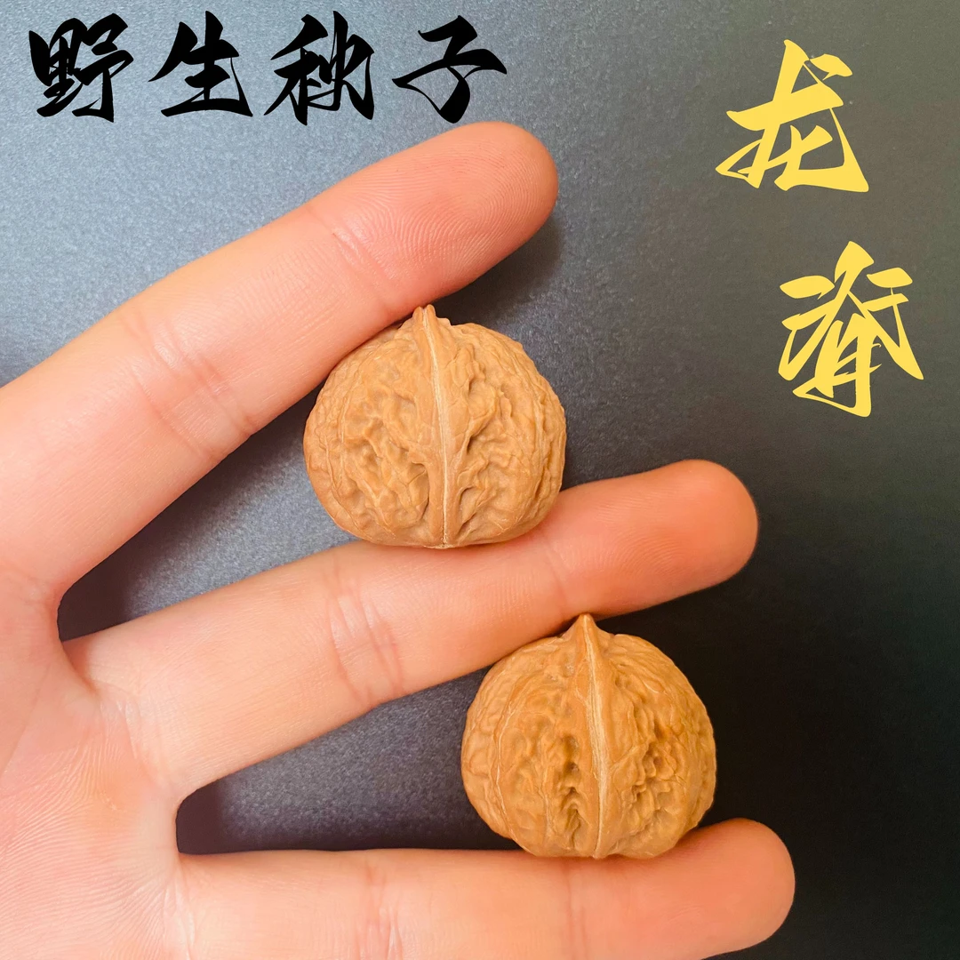 小秋子手把件秋子手捻文玩核桃野生手捻文玩小核桃精配小尺寸手捻
