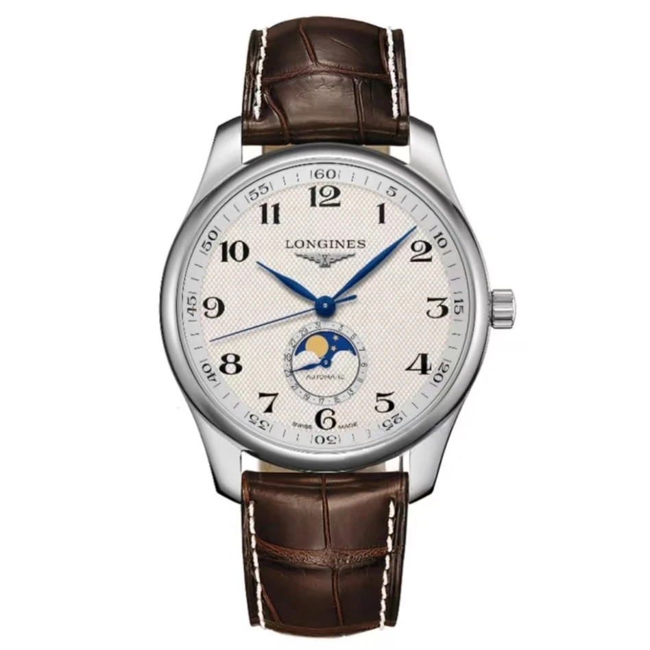 99新 Longines/浪琴 全套名匠男表/42表径/四针月相/899机械机芯