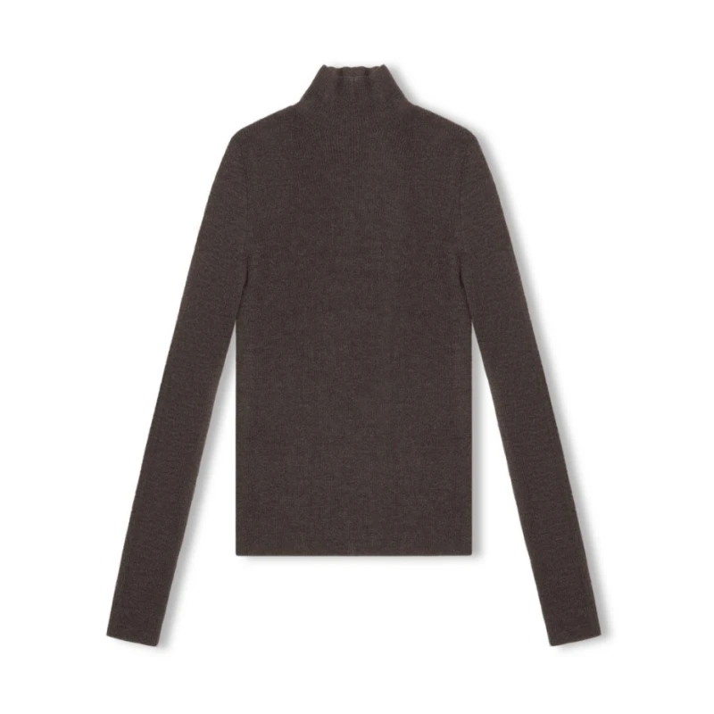 CONCISE WHITE简白 设计师品牌新款高领打底衫女休闲 001