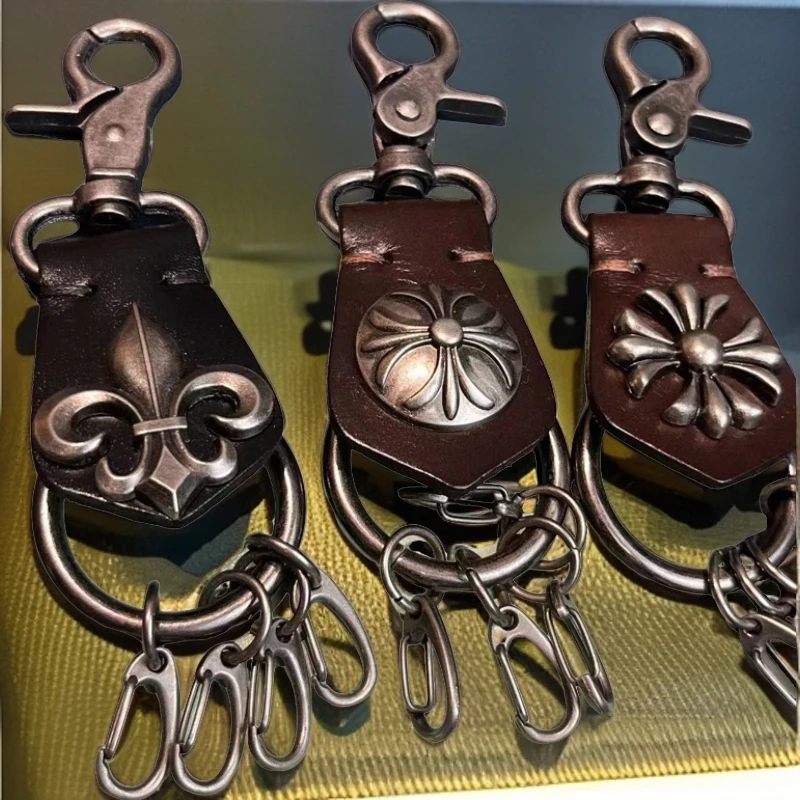 复古朋克机车钥匙扣