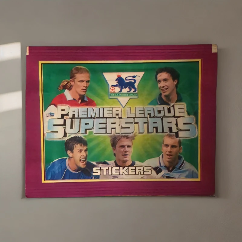 【拆包】topps 1999超级明星足球贴纸（包邮）拆封