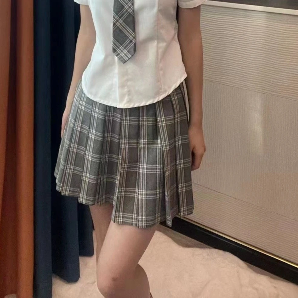 【买二送一】落日余晖格裙+亮灯牌送领结一个（这个颜色是真的耐看）