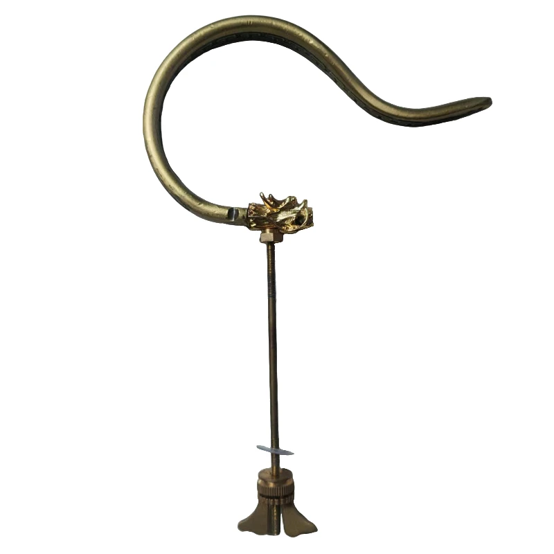 黄铜倒钩画眉鸟笼专用折叠钩高档黄铜精品鸟笼钩子配件加厚鸟笼钩