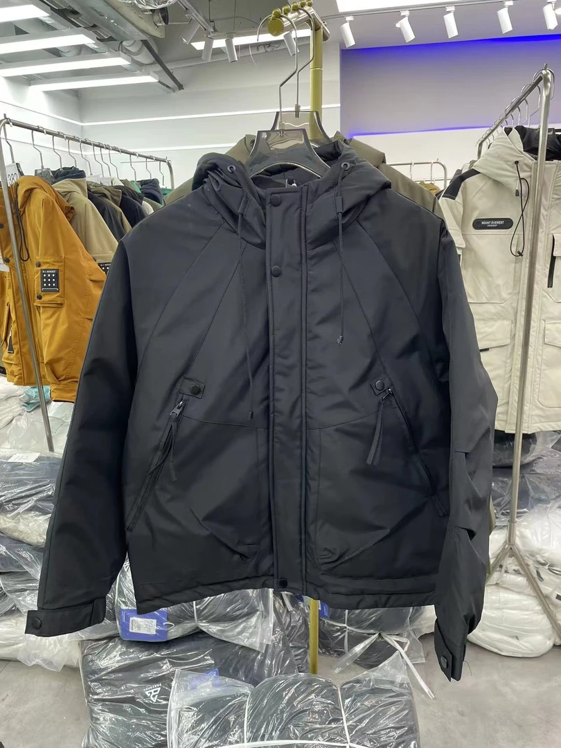 A-368-9915冬季男款休闲连帽保暖百搭时尚男士帅气韩版