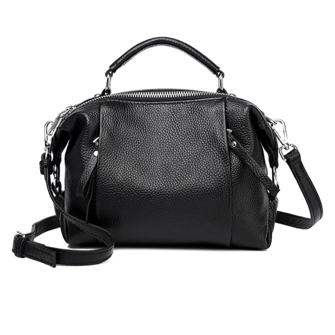 【女王包】真皮2024夏季新款斜挎包牛皮小包软皮百搭波士顿枕头包