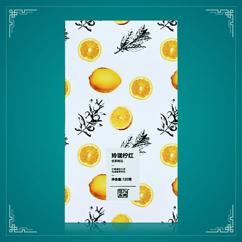 九州信禾 玲珑柠红 120g 柠檬红茶