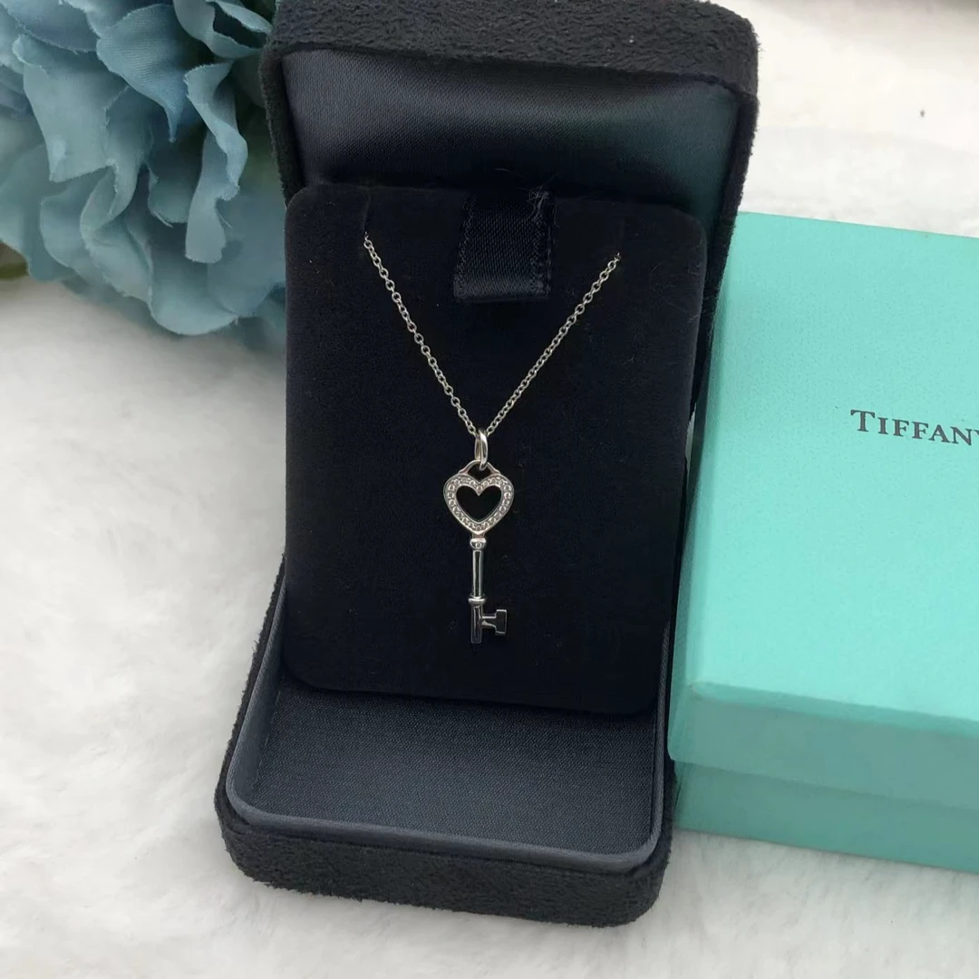 95新 Tiffany & Co./蒂芙尼 安洁利田哥项链/SK0068672