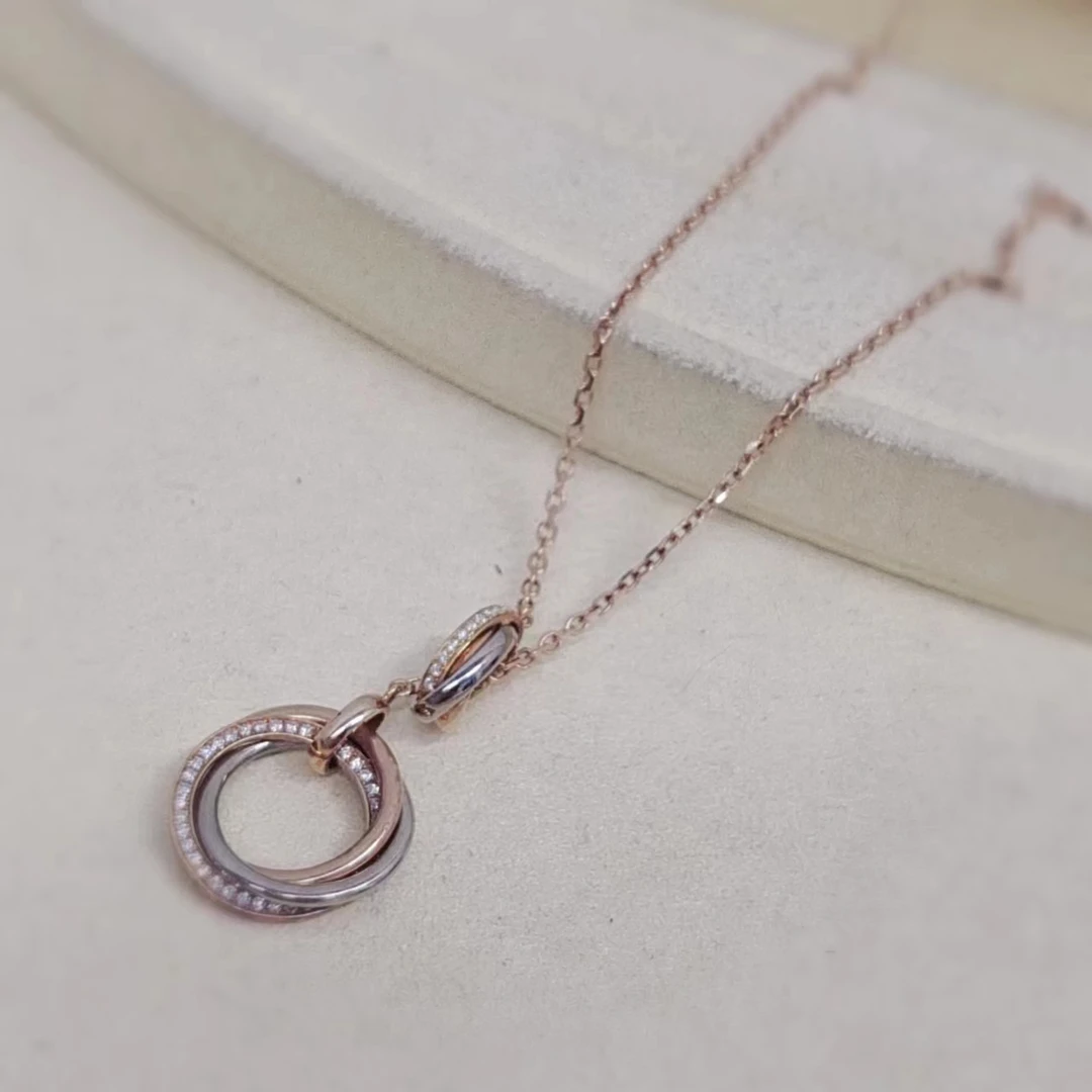 95新 Cartier/卡地亚 安洁利田哥项链/SK0113047