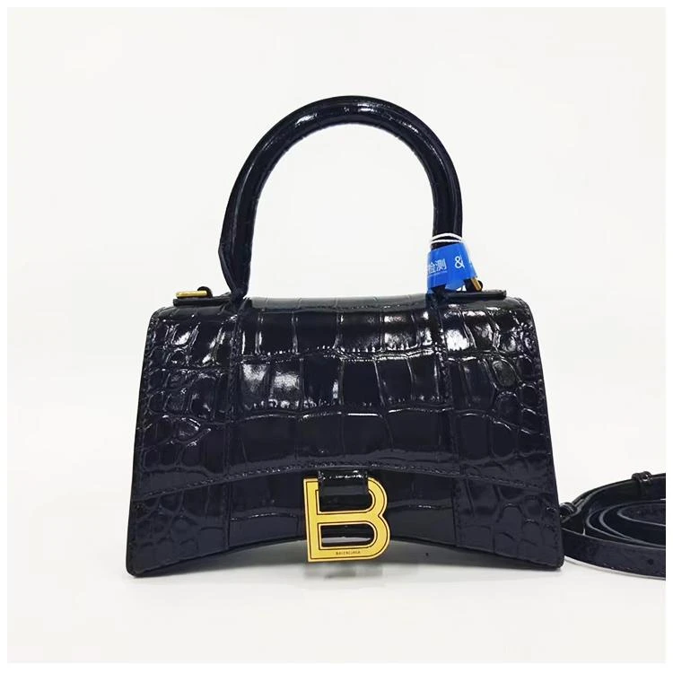 95新 Balenciaga/巴黎世家 安洁利田哥黑色沙漏包/bk0108939