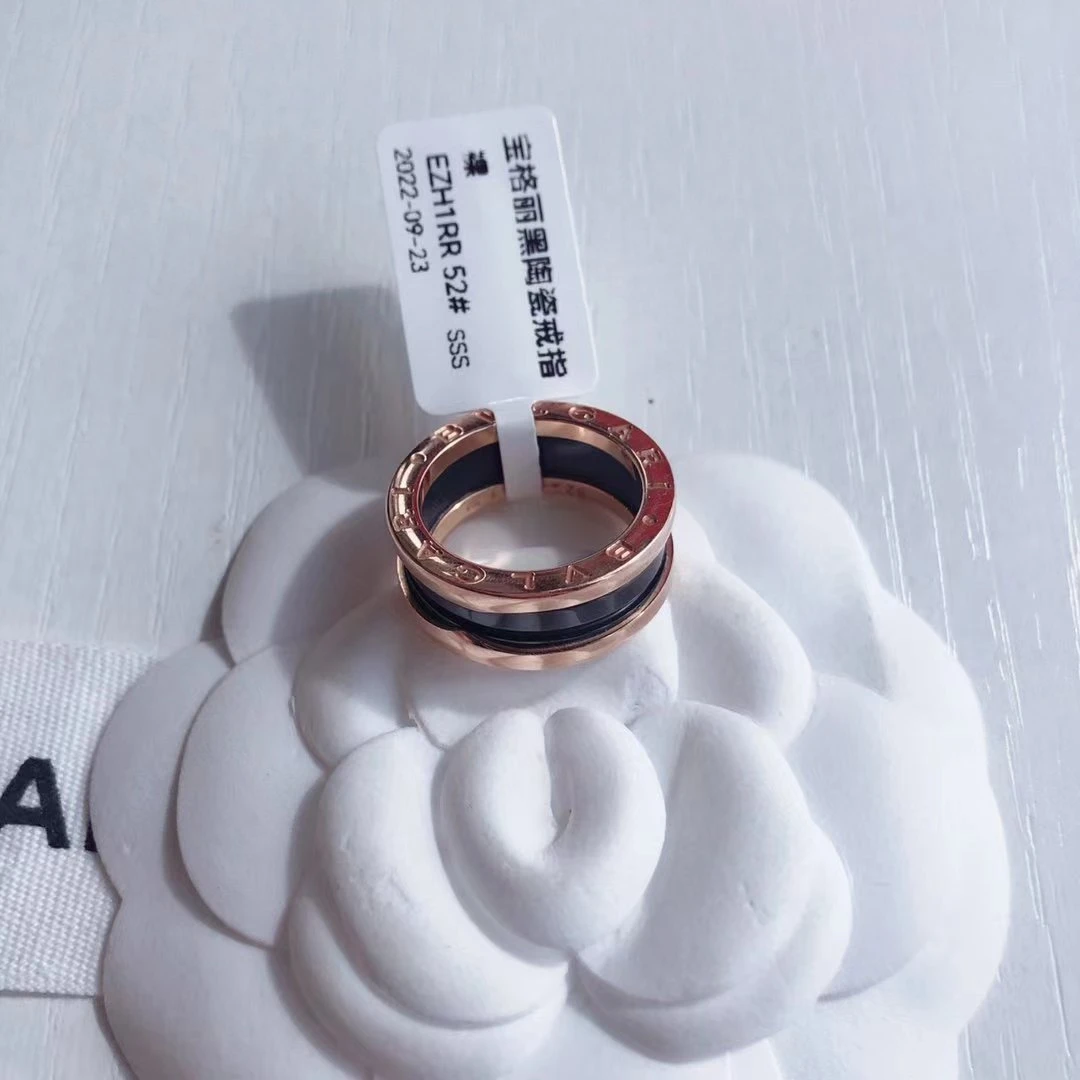 95新 BVLGARI/宝格丽 安洁利严选戒指/sk9848
