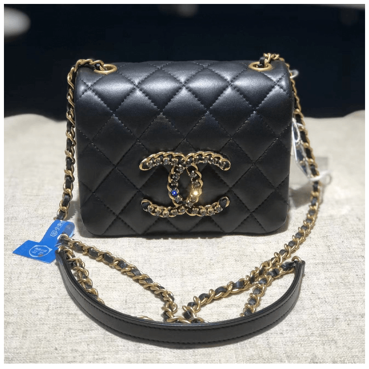 95新 Chanel/香奈儿 安洁利田哥cf链条包/BK0120538