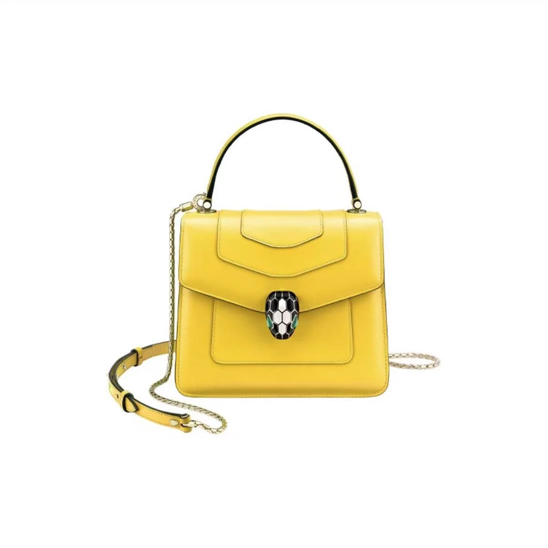 99新 BVLGARI/宝格丽 安洁利田哥蛇头包/BK0139951