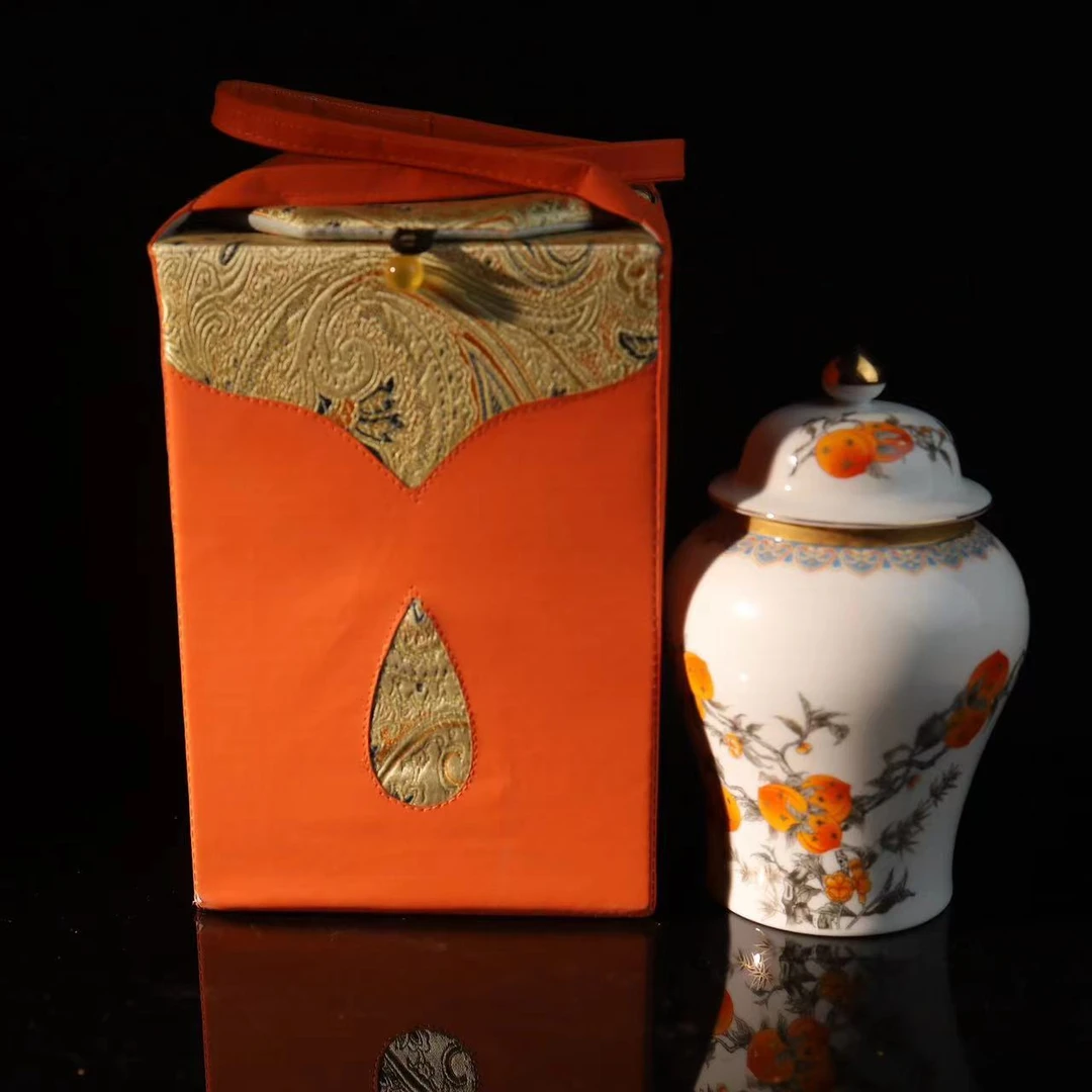 宋种皮桔九桃布包礼盒