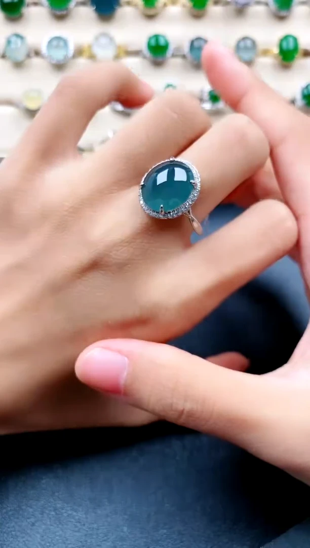 【闪购商品】翡翠戒指银S925镶嵌.....