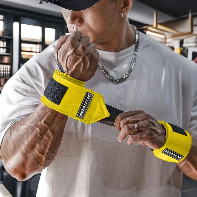 劳拉之星嘴哥护腕同款加压健身护腕防扭伤男女绷带运动专业助力带