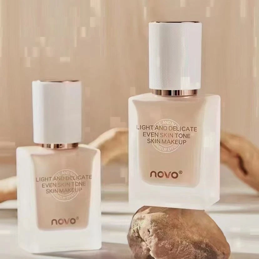 novo粉底液干皮养肤遮瑕保湿持久不脱妆女平价学生必备