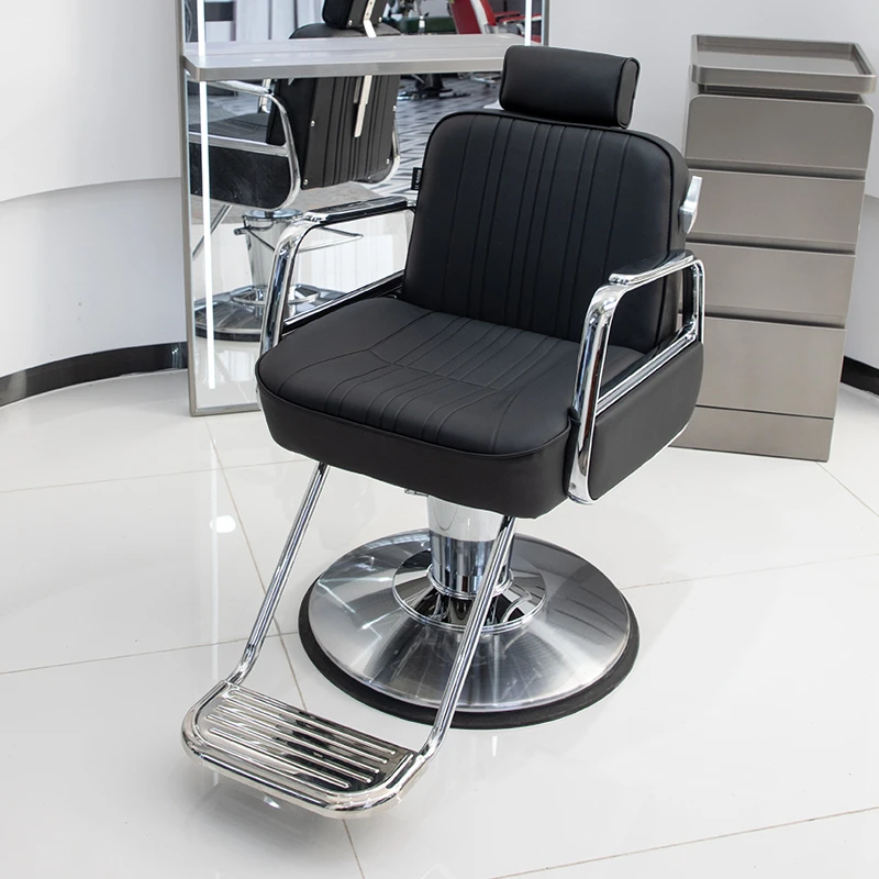 明星同款黑武士美发椅顶配黑武士剪发椅高级发型师椅子