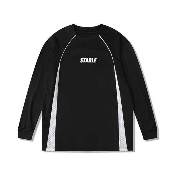 STABLE秋冬季训练投篮服长袖休闲运动健身跑步速干长袖训练服-100
