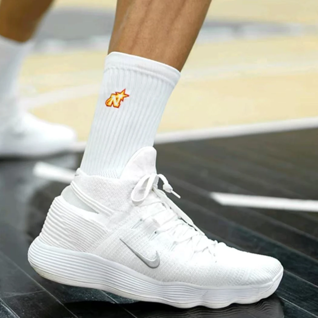 爆款秋冬款 NICE球员实战训练袜加厚防滑篮球长筒精英袜【星星N标】