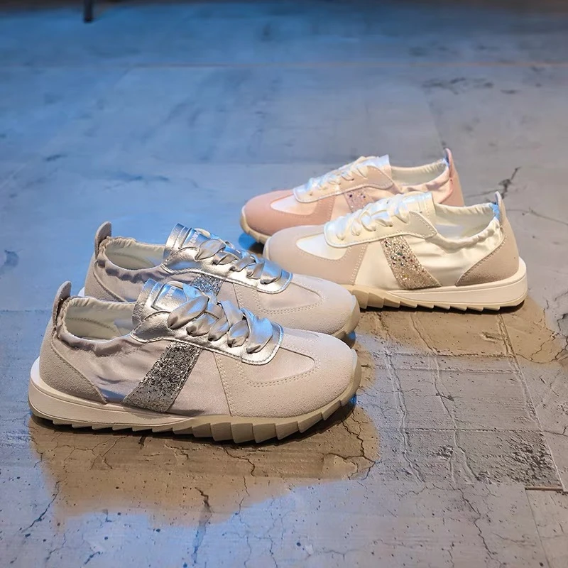 （CLQ）细闪银河亮片时尚休闲运动阿甘鞋