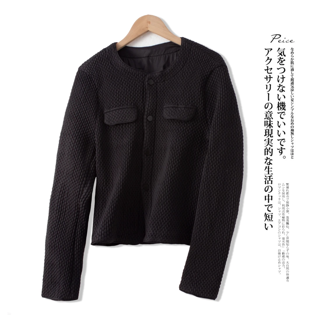 现货！秋季新款法式小香风外套女士高级上衣优雅时尚AA323百搭显瘦