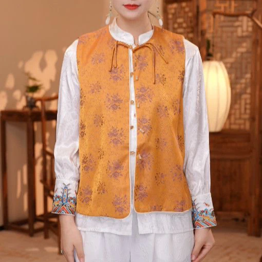 8832国风新中式马甲