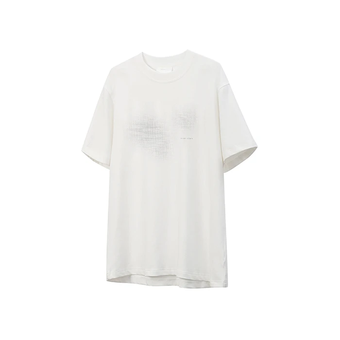 Slight Vogue Flaxy Tee* 定织高密面料 手绘亚麻印花短袖