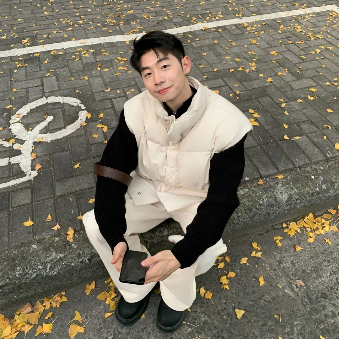 【ONEARTS羽绒马甲】第三者 冬季黑白羽绒马甲男女同款休闲马甲外套