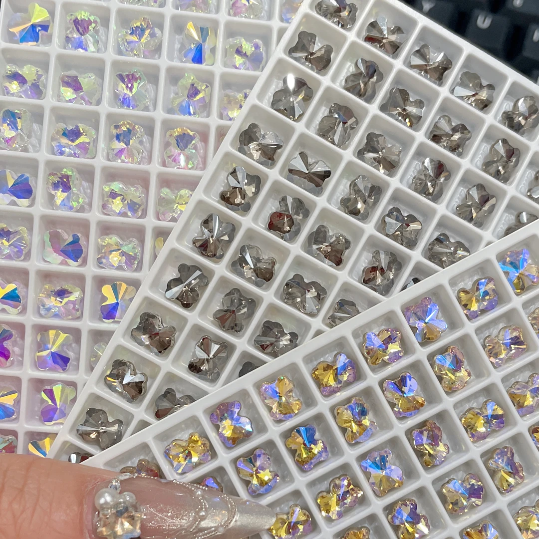 【高品小熊】超闪格瑞斯特6×8mm美甲钻尖底高品质迷你异形钻DIY饰品